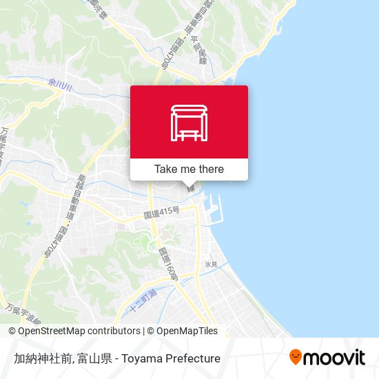 加納神社前 map
