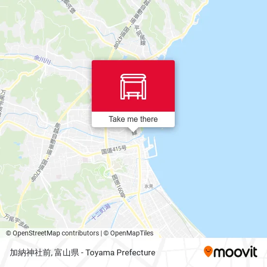 加納神社前 map