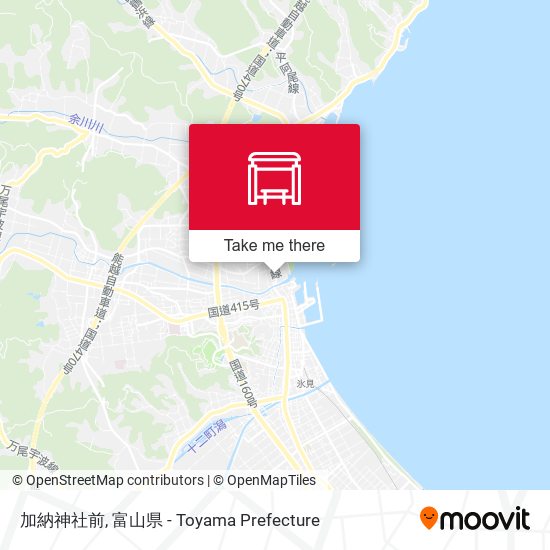 加納神社前 map