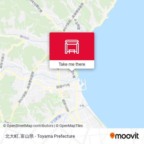 北大町 map