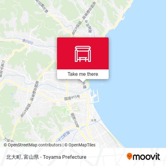 北大町 map