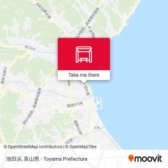 池田浜 map