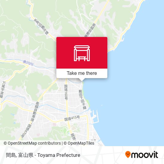 間島 map
