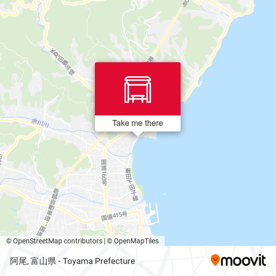 阿尾 map