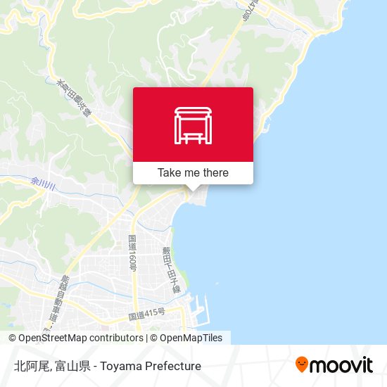 北阿尾 map