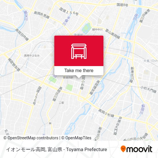イオンモール高岡 map
