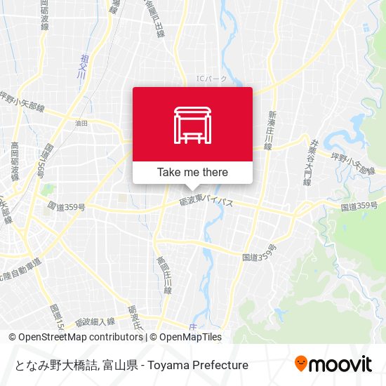 となみ野大橋詰 map