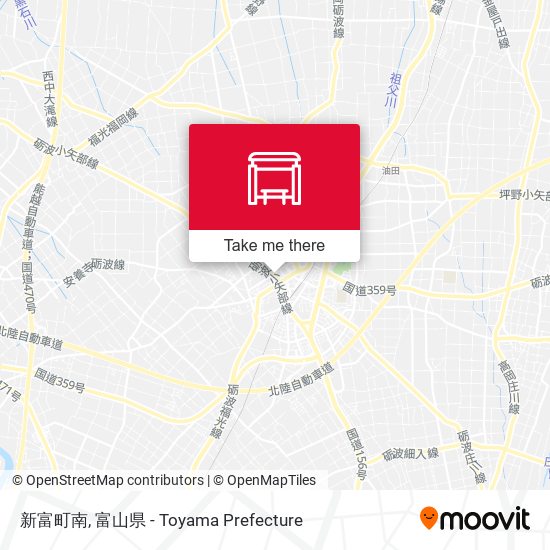 新富町南 map
