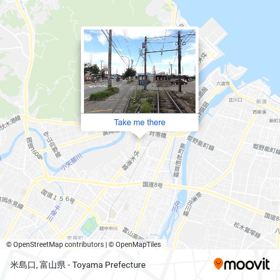 米島口 map