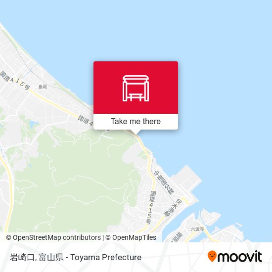 岩崎口 map