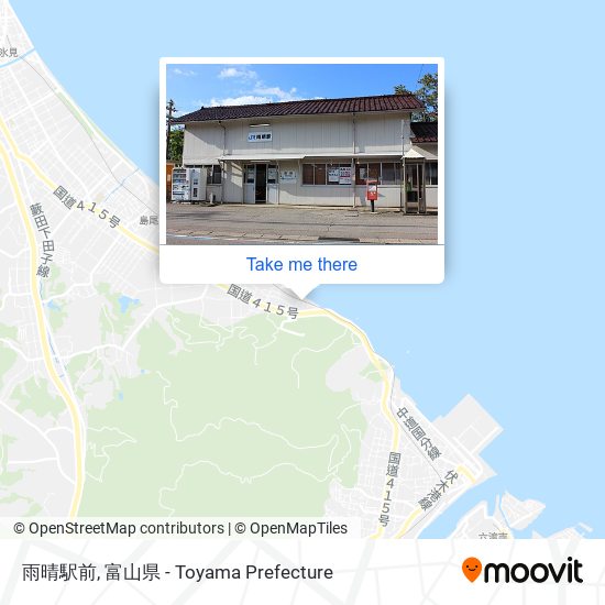 雨晴駅前 map