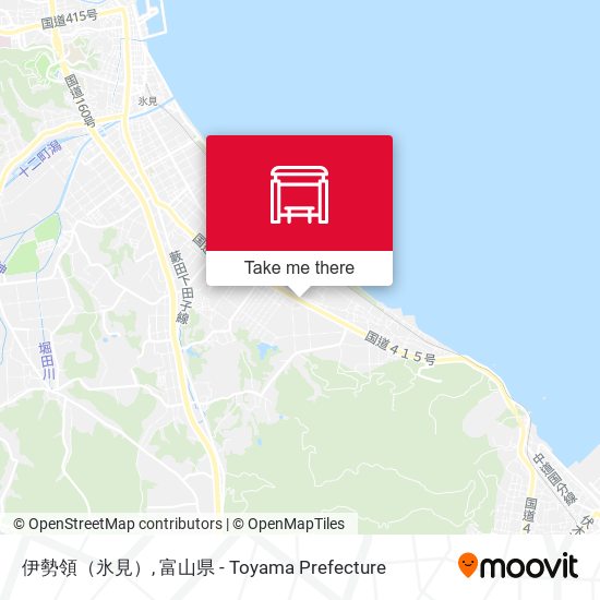 伊勢領（氷見） map