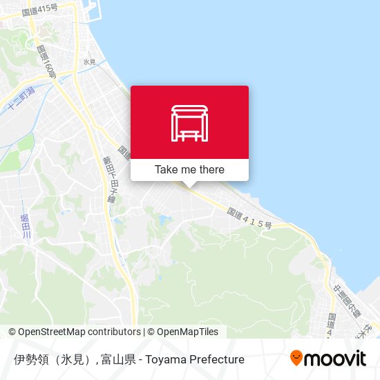 伊勢領（氷見） map