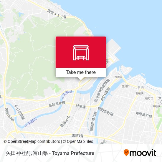矢田神社前 map