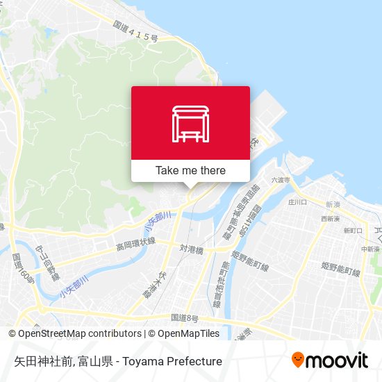矢田神社前 map