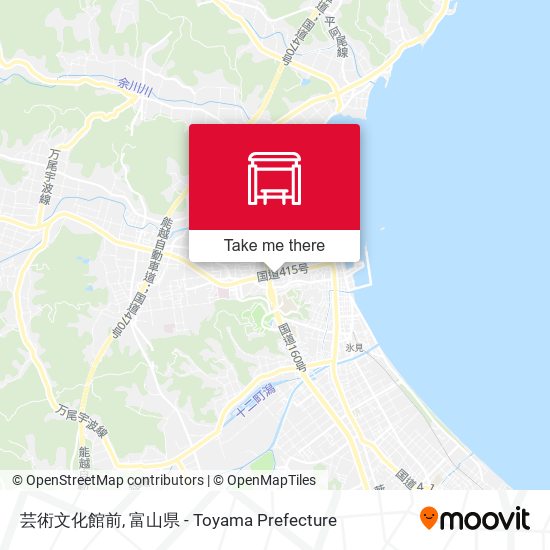 芸術文化館前 map