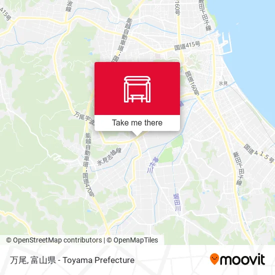 万尾 map