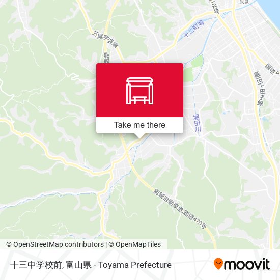 十三中学校前 map
