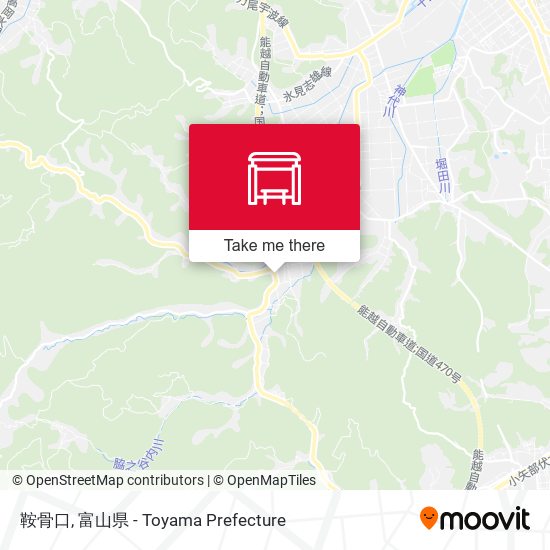 鞍骨口 map