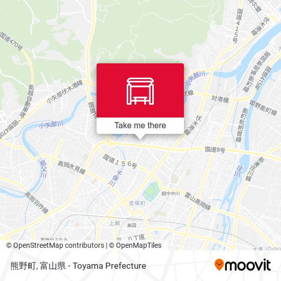 熊野町 map