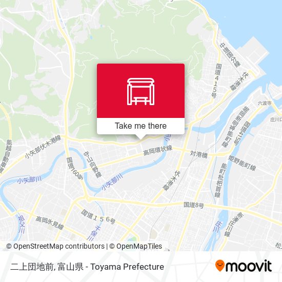 二上団地前 map