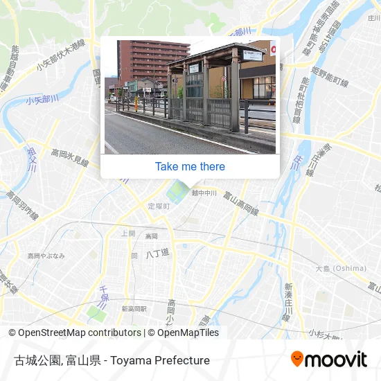 古城公園 map