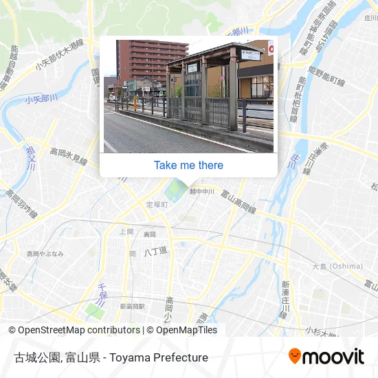 古城公園 map