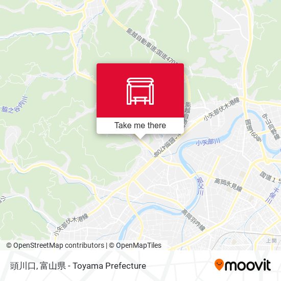 頭川口 map