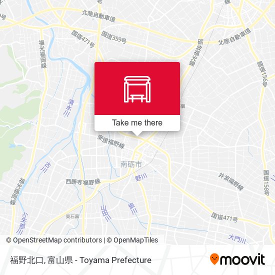 福野北口 map