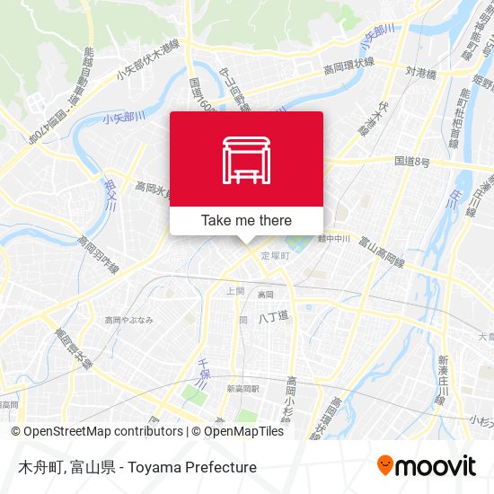 木舟町 map