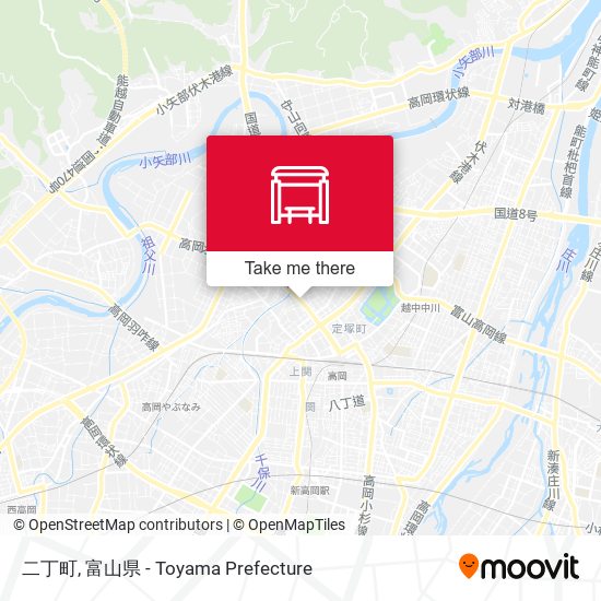 二丁町 map