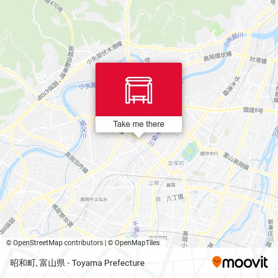 昭和町 map