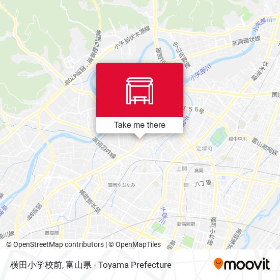 横田小学校前 map