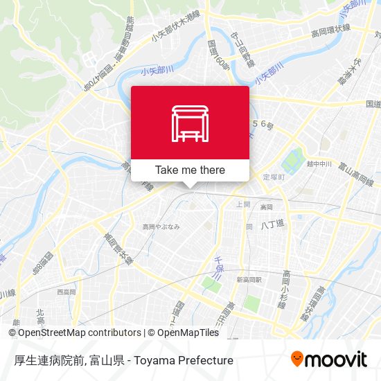 厚生連病院前 map
