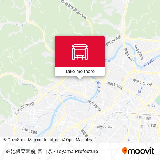 細池保育園前 map