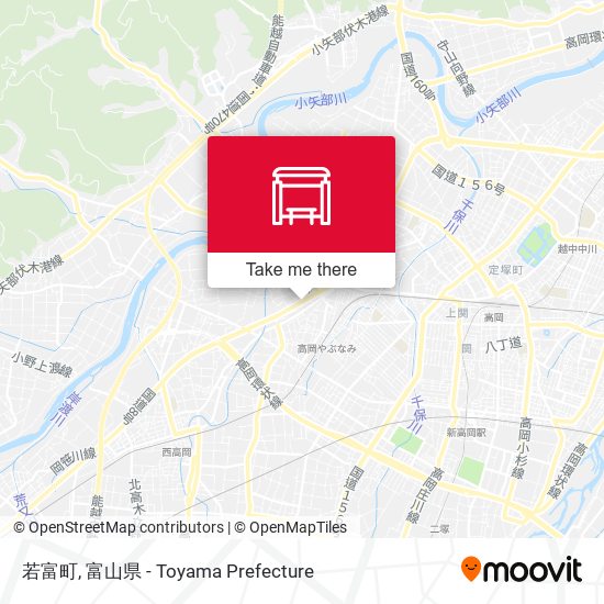若富町 map
