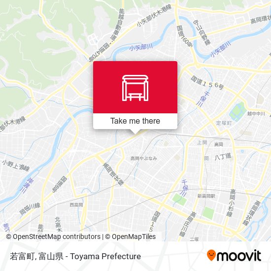 若富町 map