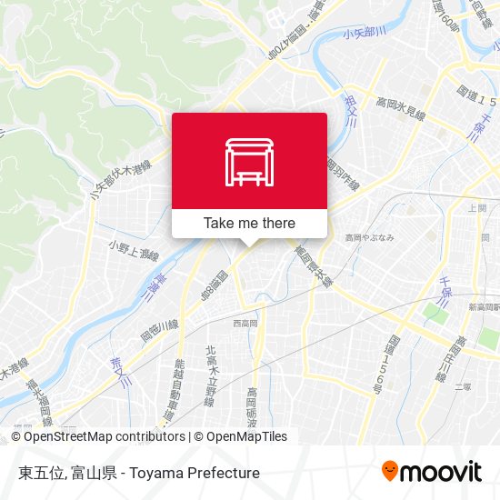 東五位 map