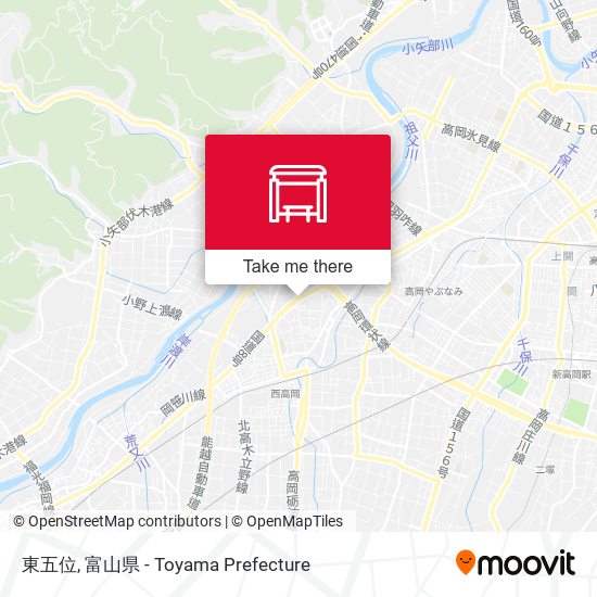 東五位 map