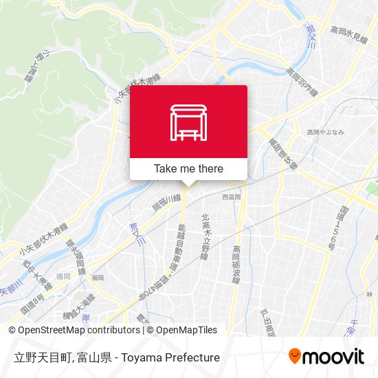 立野天目町 map