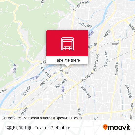 福岡町 map