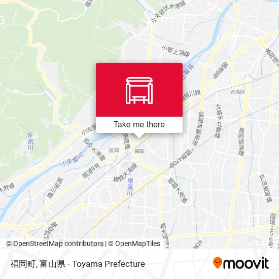 福岡町 map
