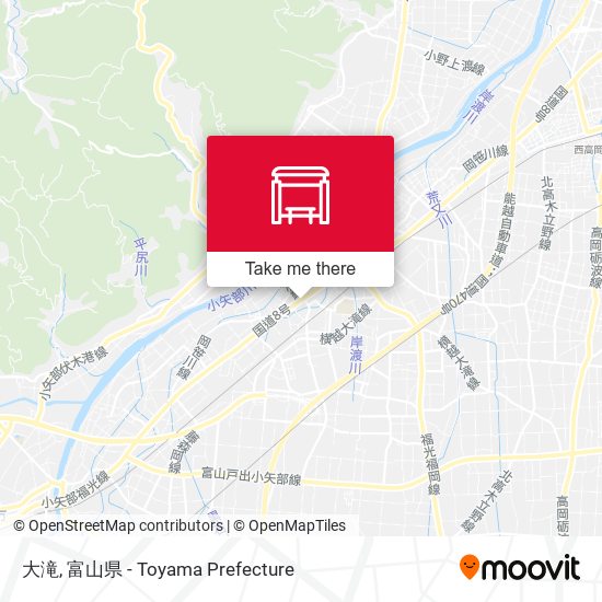 大滝 map