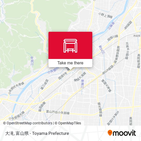大滝 map