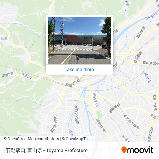 石動駅口 map