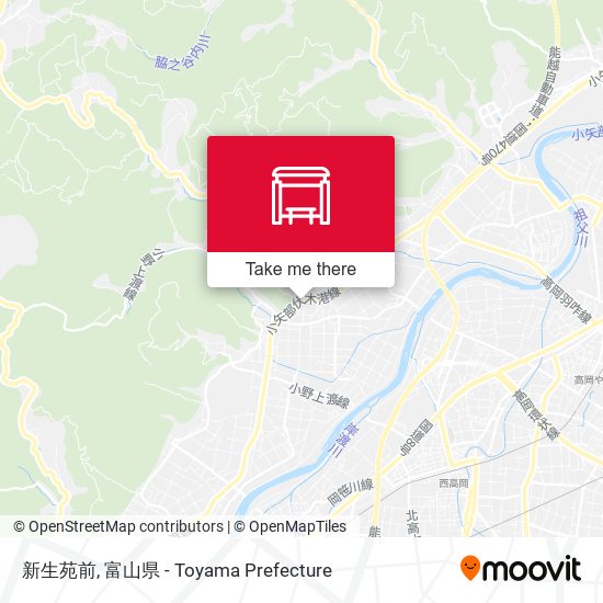 新生苑前 map