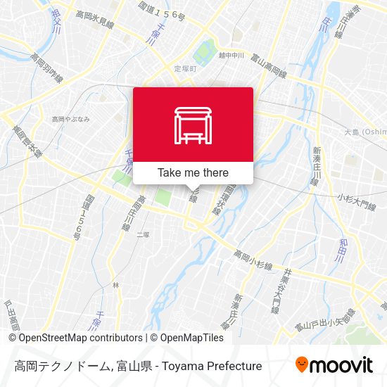 高岡テクノドーム map