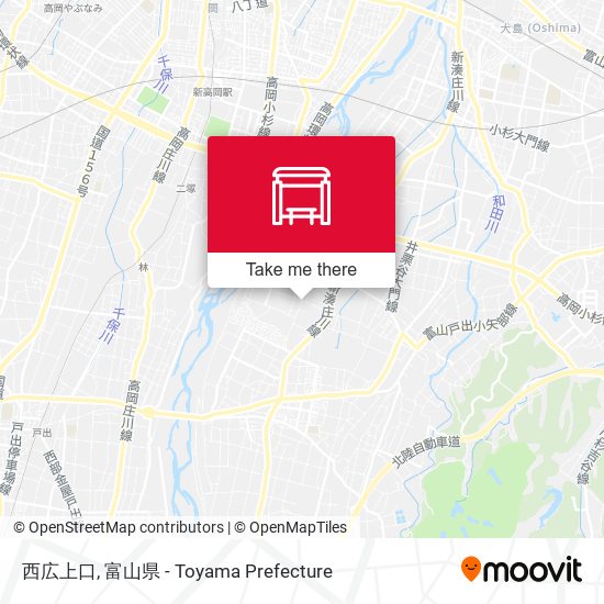 西広上口 map