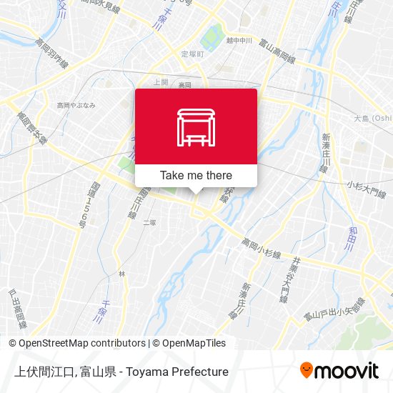 上伏間江口 map