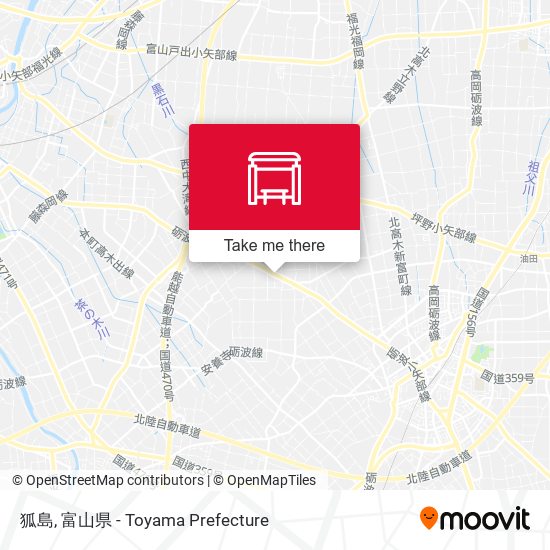 狐島 map